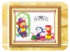 Wholesale "Happy Family"cross stitch hanging frame kit