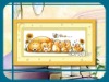 Wholesale " little bear's family" cross stitch hanging frame kit