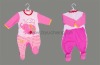 100% cotton lovely baby romper with print