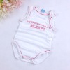 100% cotton short sleeve baby rompers