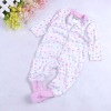 100% cotton long sleeves baby rompers