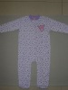full print baby's knitted romper