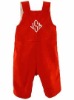 Wholesale baby Toddlers Infant Personalized Bon Bon Corduroy Romper - Red with White Trim bibs Clothing dress baby sleeping bag t-shirt