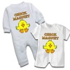Wholesale fabric leather fur baby Infant Chick Magnet Baby Romper bibs Toddlers Clothing dresses baby sleeping bags t-shirts tee skirt