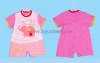 100% cotton lovely baby romper with print