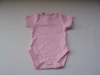 baby wear 100% cotton interlock blank baby romper
