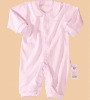 Wholesale infant wear baby rompers safe environmental 100% japanese pure organic pima cotton