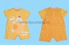 100% cotton lovely baby romper with print