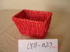 Wholesale christmas decorative basket in cornhusk