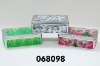 rectangular hinged tin food container