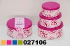 tin round food packaging box