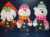 christmas pentagram snowman santa candy jar