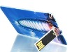 Wholesale oem 4GB credit card shape usb flash drive