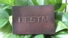 Embossed real leather label for jeans