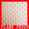 High quality flameproof upholstery PVC embossed artificial leather