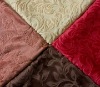 Wholesale 100% polyester embossed velvet
