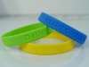 Personalized cheap rubber wristbands--logos can be debossed, embossed, imprinted.