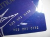 Silver Embossed Number Member Card