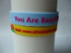 Beautiful Embossed Silicone Wristbands