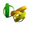 Embossed silicone bracelet and wristband