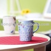 hot selling 11oz ceramic mug with emboss of elegant and noble style