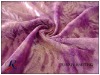 100% Polyester Dyed and Embossed Velvet Fabric