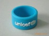 Wholesale Embossed silicon finger ring