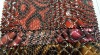 Wholesale bag glitter embossing PVC leather