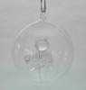 handmade glass bear ornaments