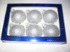 Wholesale christmas painted hanging indoor glass ball ornament