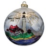 Wholesale hand painted blown glass christmas ornaments