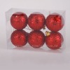 Wholesale LOT OF 24 BLUE CHRISTMAS BALL ORNAMENTS DECORATION NEW IN BOX!