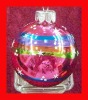 Wholesale Glass colored drawing balls/christmas gift/pompon