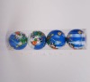 Wholesale LOT OF 24 BLUE CHRISTMAS BALL ORNAMENTS DECORATION NEW IN BOX!