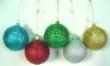 glass ball hanging ornaments,5 asst.