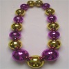 Wholesale 100mm VINTAGE PLASTIC CHRISTMAS ORNAMENT GLASS DISCO BALL NECKLACE