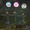 Wholesale solar garden ball with metal stand