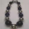 Wholesale 100mm VINTAGE PLASTIC CHRISTMAS ORNAMENT GLASS DISCO BALL NECKLACE