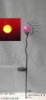 solar garden ball with metal stand