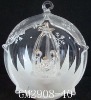 90mm glass ball ornaments