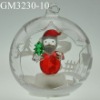 Wholesale glass christmas ball with LED light