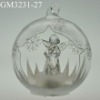 christmas glass ball with LED light