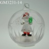 glass christmas ball with LED light