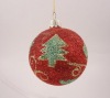 Hand blown christmas ornament glass ball