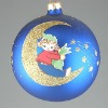 Blue glass ball Ornaments