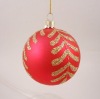 Hand blown christmas ornament christmas tree ball