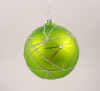 Hand blown christmas ornament christmas tree ball