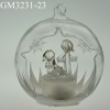 christmas glass ball with LED light