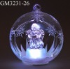 christmas glass ball with LED light