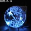glass christmas ball with LED light